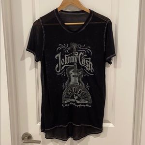Johnny Cash Graphic band tee size L